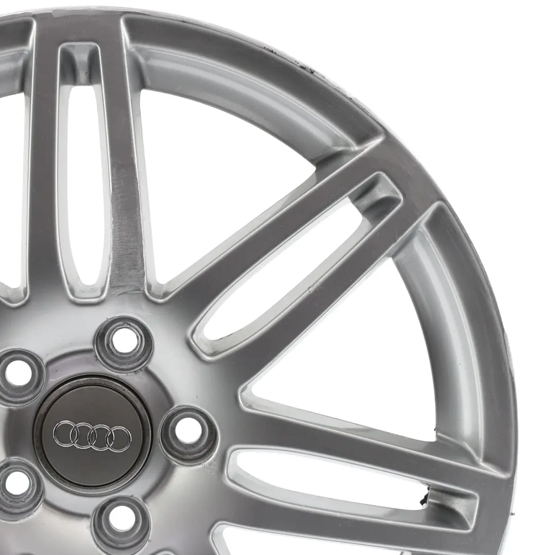 Rim Alloy Silver 18" 7,5J ET:54 to Audi A3 8P Wheel with Part number 8P0601025BA Audi A3 8P Wheel Rim Alloy Silver 18" 7,5J ET:54 - SKU 8P0601025BA-6 - Part number 8P0601025BA