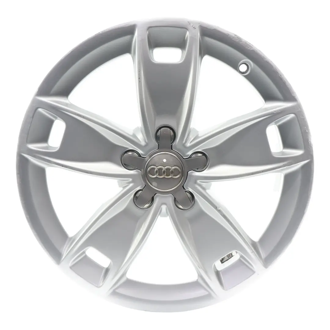 Audi A3 8P Srebrna Felga Aluminiowa 17" 7,5J ET:56 Star Spoke - SKU 8P0601025BL-1 - Numer Części 8P0601025BL
