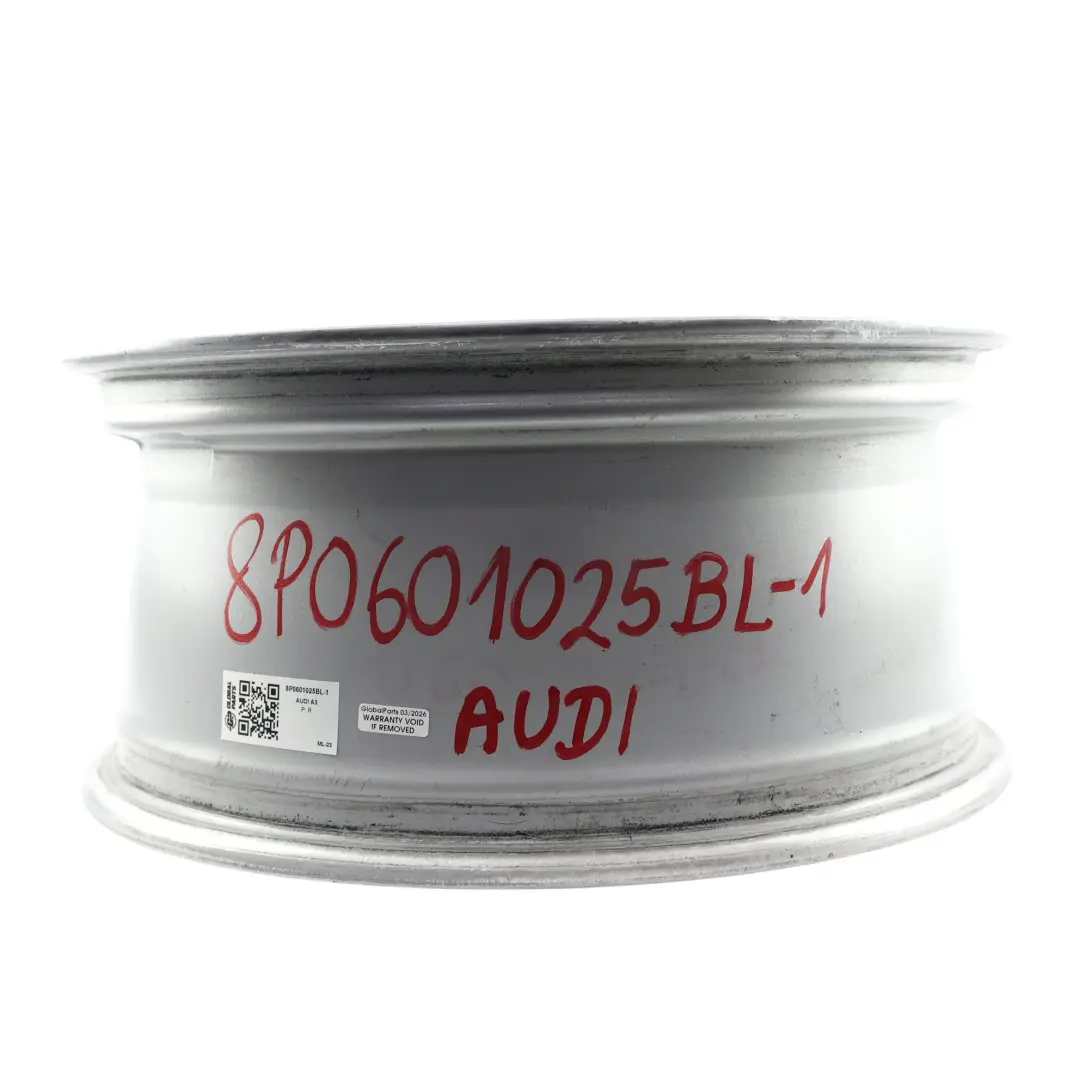 Jante argentée en alliage 17" 7,5J ET:56 Star Spoke pour Audi A3 8P à propos du numéro de pièce 8P0601025BL Audi A3 8P Jante argentée en alliage 17" 7,5J ET:56 Star Spoke - SKU 8P0601025BL-1 - Numéro de pièce 8P0601025BL