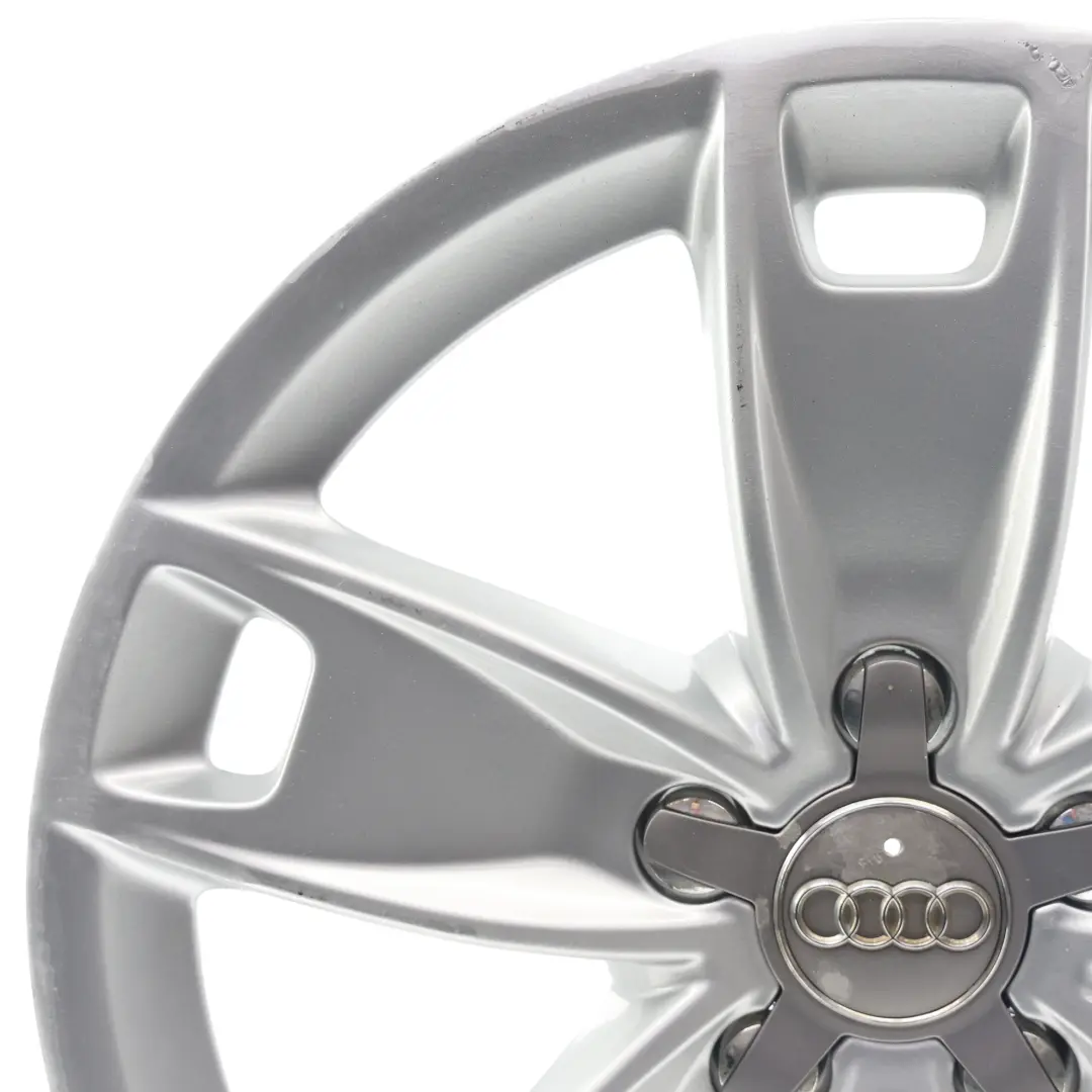 Audi A3 8P Srebrna Felga Aluminiowa 17" 7,5J ET:56 Star Spoke - SKU 8P0601025BL-1 - Numer Części 8P0601025BL