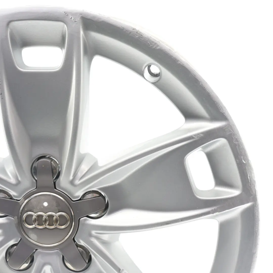  Llanta aleación plateada Audi A3 8P 17" 7,5J ET:56 Star Spoke - SKU 8P0601025BL-1 - Número de pieza 8P0601025BL