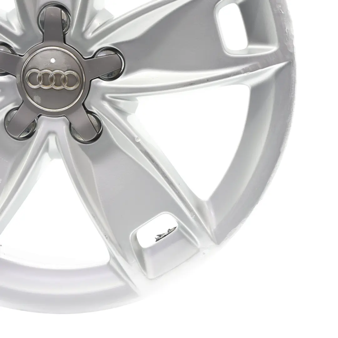  Llanta aleación plateada Audi A3 8P 17" 7,5J ET:56 Star Spoke - SKU 8P0601025BL-1 - Número de pieza 8P0601025BL