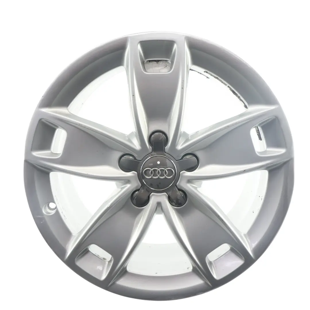 Audi A3 8P Jante argentée en alliage 17" 7,5J ET:56 Star Spoke - SKU 8P0601025BL-2 - Numéro de pièce 8P0601025BL
