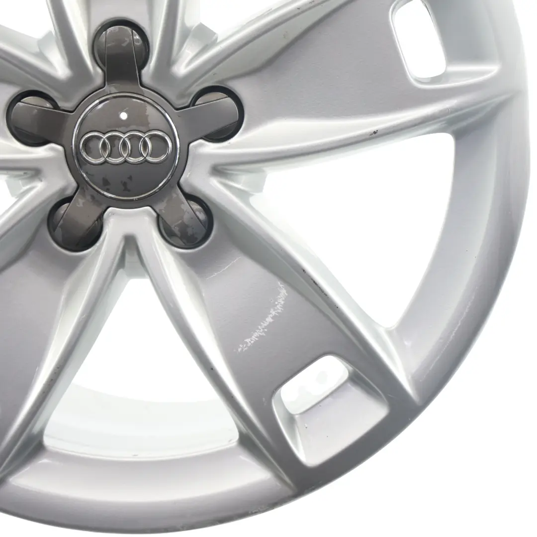 Audi A3 8P Silberne Leichtmetallfelge 17" 7,5J ET:56 Sternspeiche - SKU 8P0601025BL-2 - Teilenummer 8P0601025BL