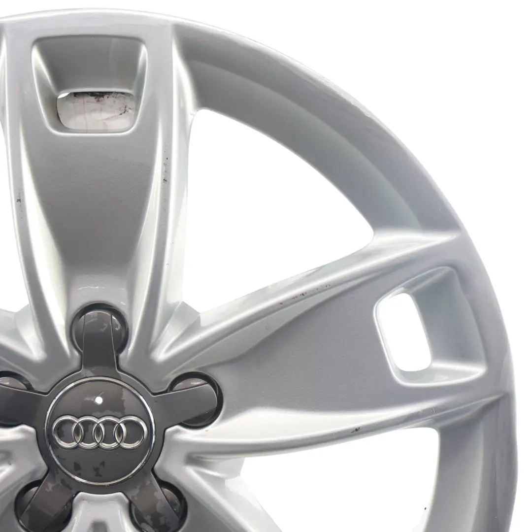 Jante argentée en alliage 17" 7,5J ET:56 Star Spoke pour Audi A3 8P à propos du numéro de pièce 8P0601025BL Audi A3 8P Jante argentée en alliage 17" 7,5J ET:56 Star Spoke - SKU 8P0601025BL-2 - Numéro de pièce 8P0601025BL