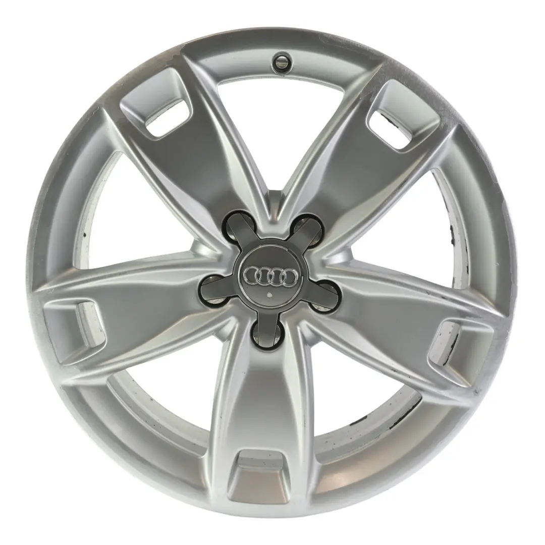 Audi A3 8P Silver Wheel Alloy Rim 17" 7,5J ET:56 Star Spoke - SKU 8P0601025BL-4 - Part number 8P0601025BL