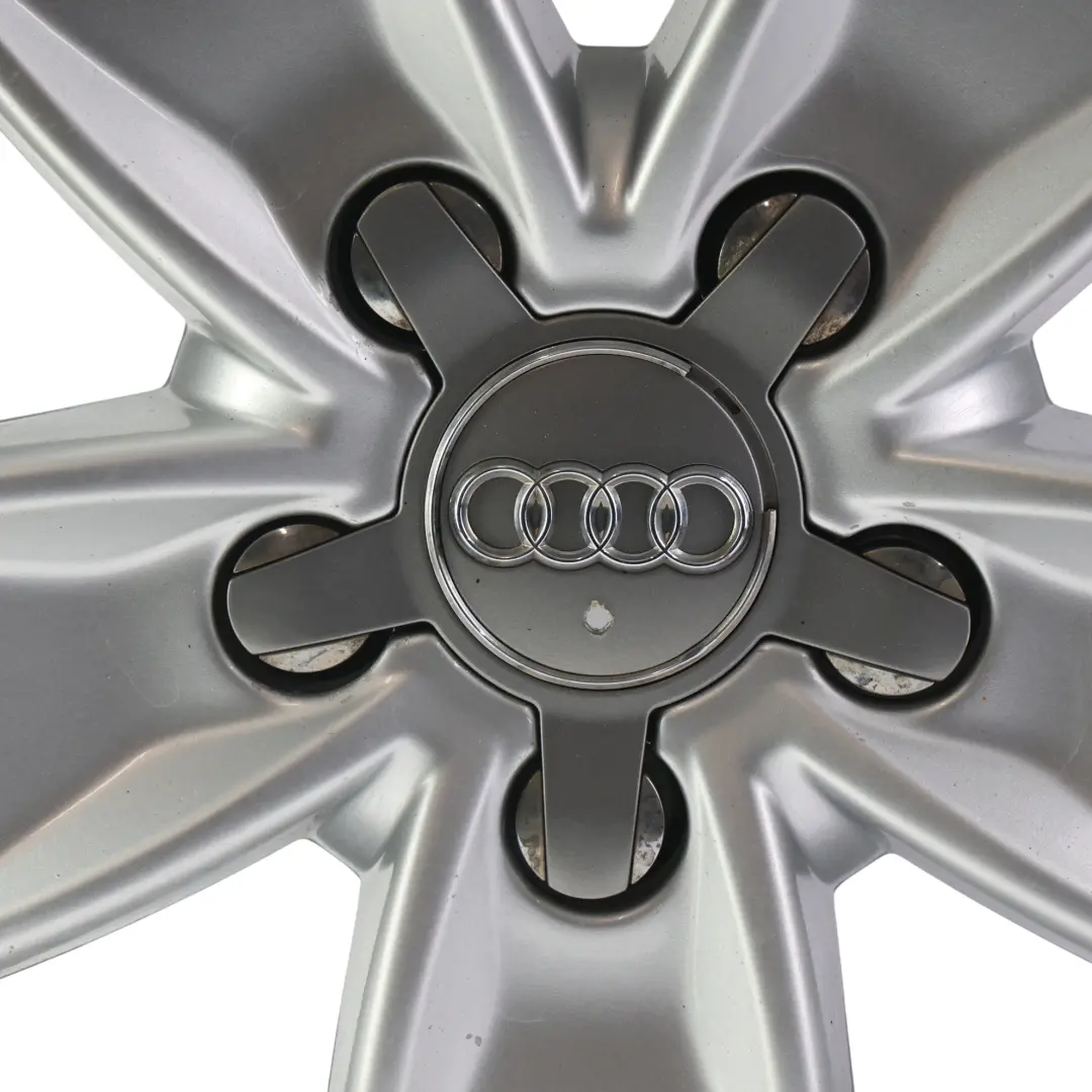 Audi A3 8P Silver Wheel Alloy Rim 17" 7,5J ET:56 Star Spoke - SKU 8P0601025BL-4 - Part number 8P0601025BL