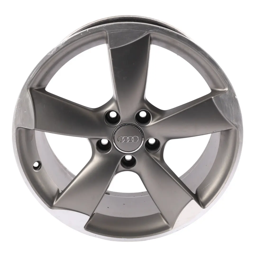 Audi A3 8P Wheel Rim Alloy Silver 18" 7,5J ET:54 Rotor - SKU 8P0601025BS-3 - Part number 8P0601025BS