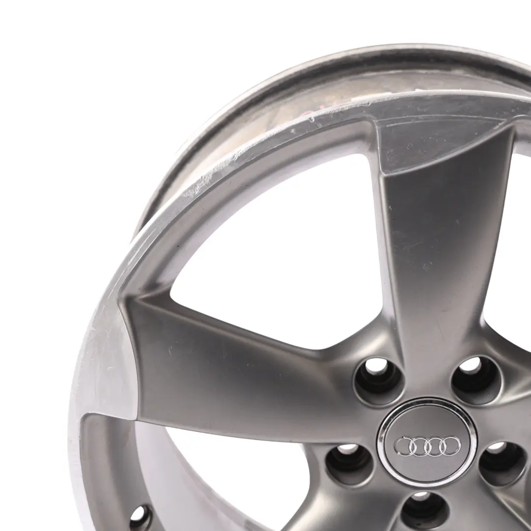 Audi A3 8P Wheel Rim Alloy Silver 18" 7,5J ET:54 Rotor - SKU 8P0601025BS-3 - Part number 8P0601025BS