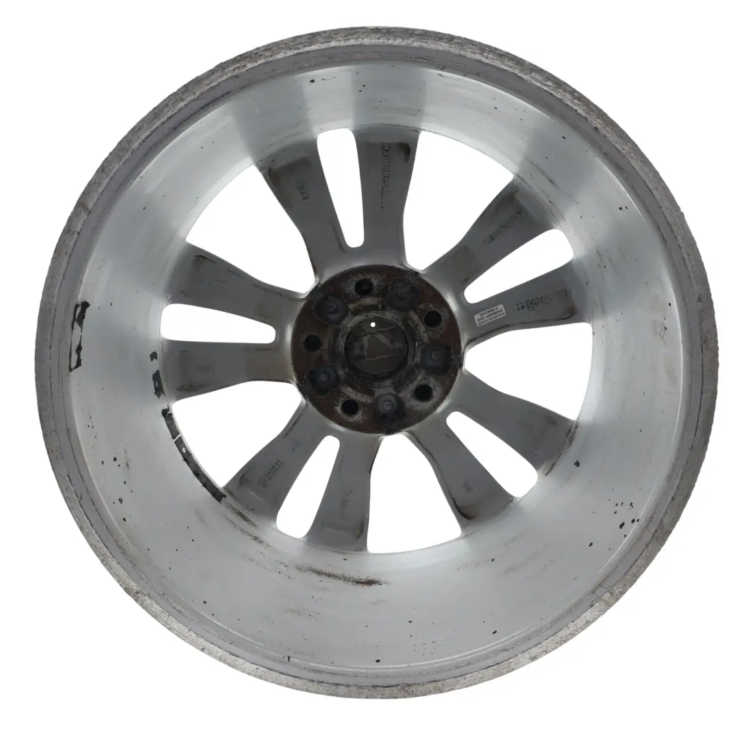 Cerchio Lega Argento 17" 7,5J ET:56 Stella Doppio Raggio per Audi A3 8P con numero di parte 8P0601025CC Audi A3 8P Cerchio Lega Argento 17" 7,5J ET:56 Stella Doppio Raggio - SKU 8P0601025CC-1 - Numero di parte 8P0601025CC