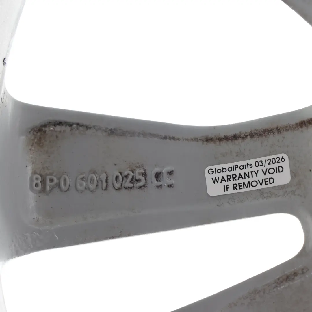 Audi A3 8P Silver Wheel Alloy Rim 17" 7,5J ET:56 Star Double Spoke - SKU 8P0601025CC-1 - Part number 8P0601025CC