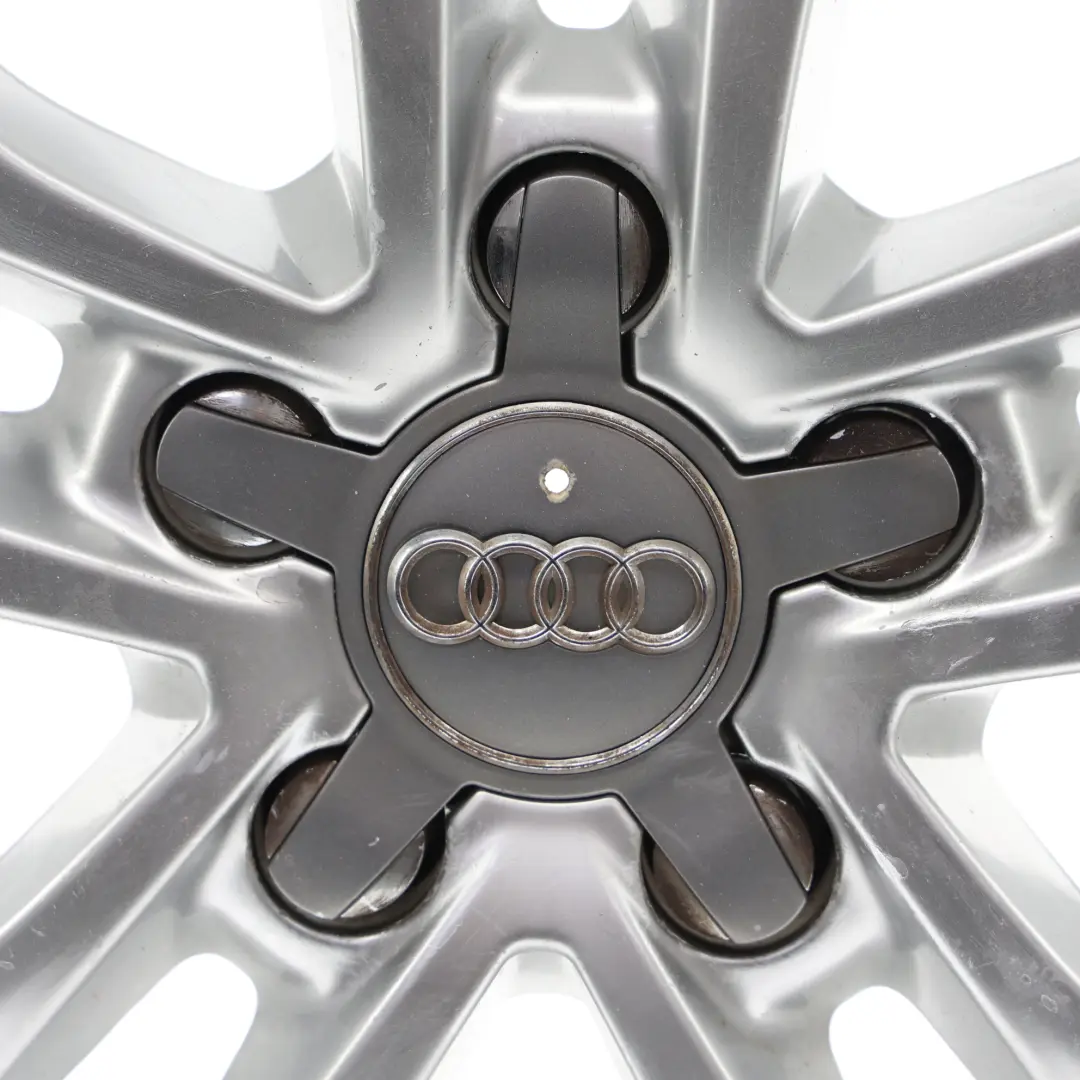Audi A3 8P Silver Wheel Alloy Rim 17" 7,5J ET:56 Star Double Spoke - SKU 8P0601025CC-1 - Part number 8P0601025CC
