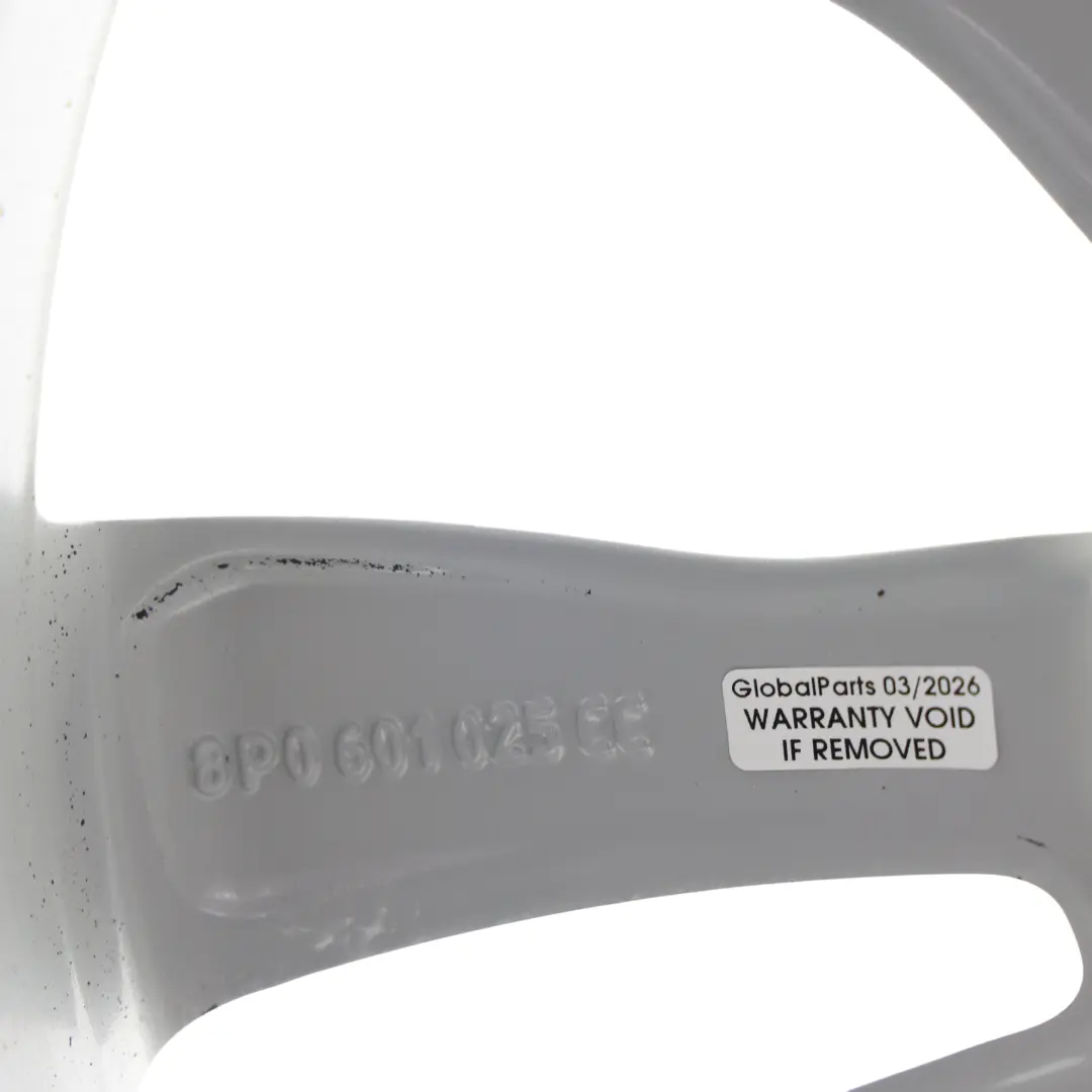 Argento Cerchio lega 17" 7,5J ET:56 Stella a doppie razze per Audi A3 8P con numero di parte 8P0601025CC Audi A3 8P Argento Cerchio lega 17" 7,5J ET:56 Stella a doppie razze - SKU 8P0601025CC-2 - Numero di parte 8P0601025CC