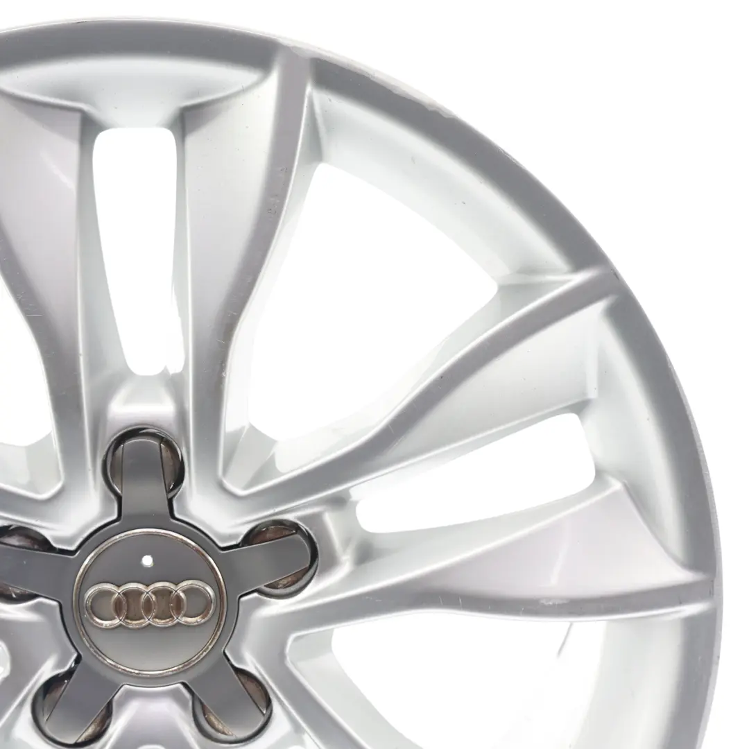 Alloy Rim 17" 7,5J ET:56 Star Double Spoke to Audi A3 8P Silver Wheel with Part number 8P0601025CC Audi A3 8P Silver Wheel Alloy Rim 17" 7,5J ET:56 Star Double Spoke - SKU 8P0601025CC-2 - Part number 8P0601025CC