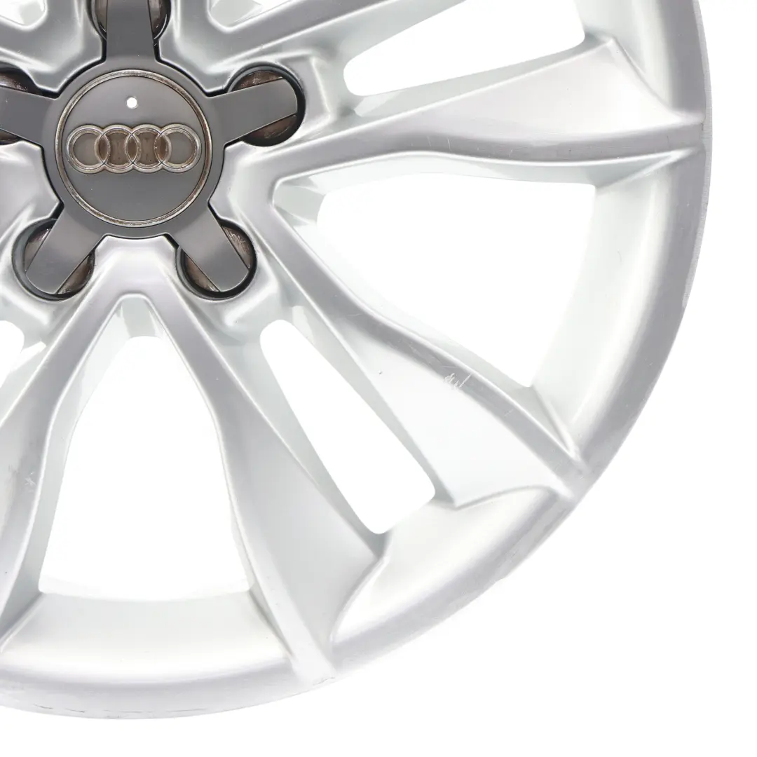 Audi A3 8P Silberne Alufelge 17" 7,5J ET:56 Stern Doppelspeiche - SKU 8P0601025CC-2 - Teilenummer 8P0601025CC