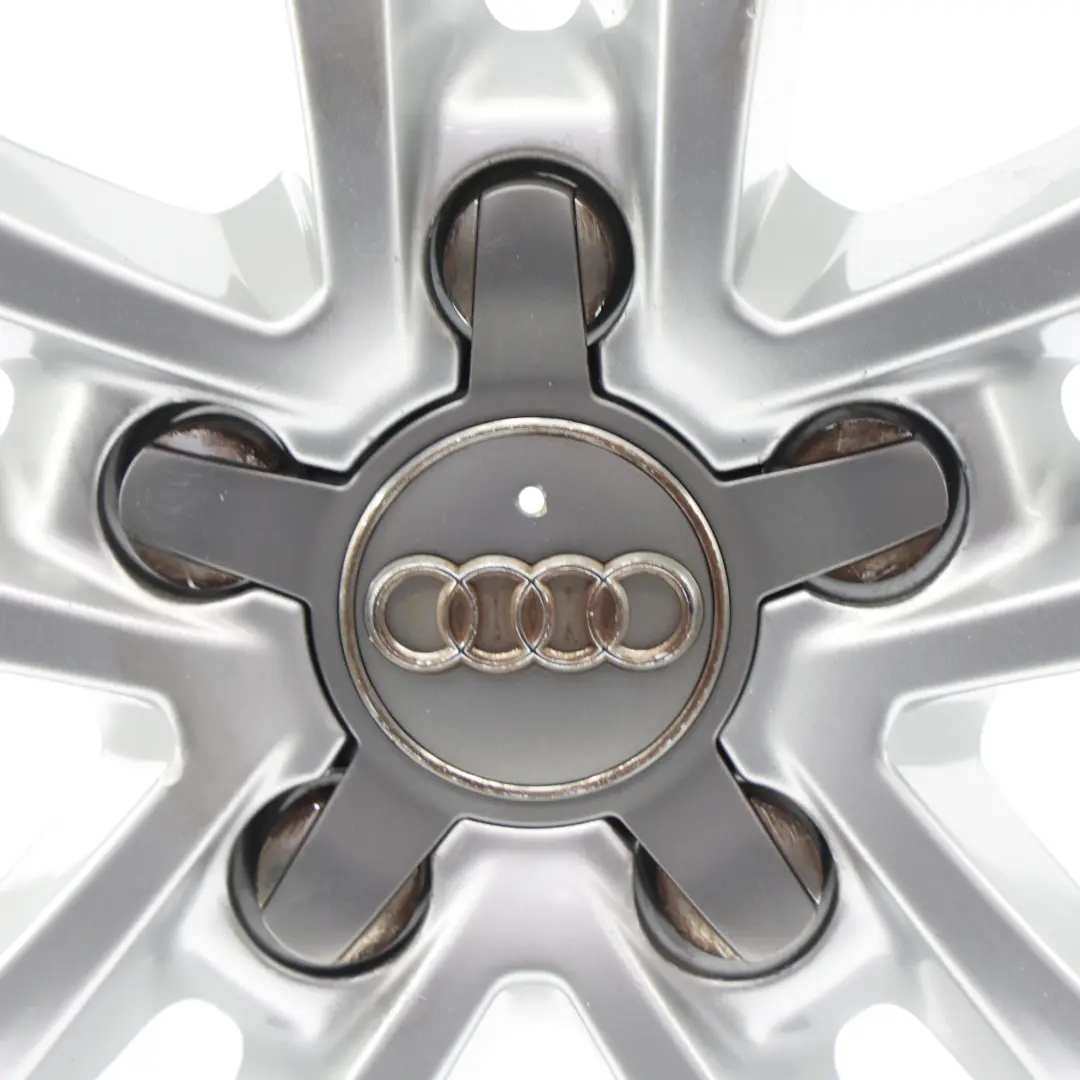 Audi A3 8P Silver Wheel Alloy Rim 17" 7,5J ET:56 Star Double Spoke - SKU 8P0601025CC-2 - Part number 8P0601025CC