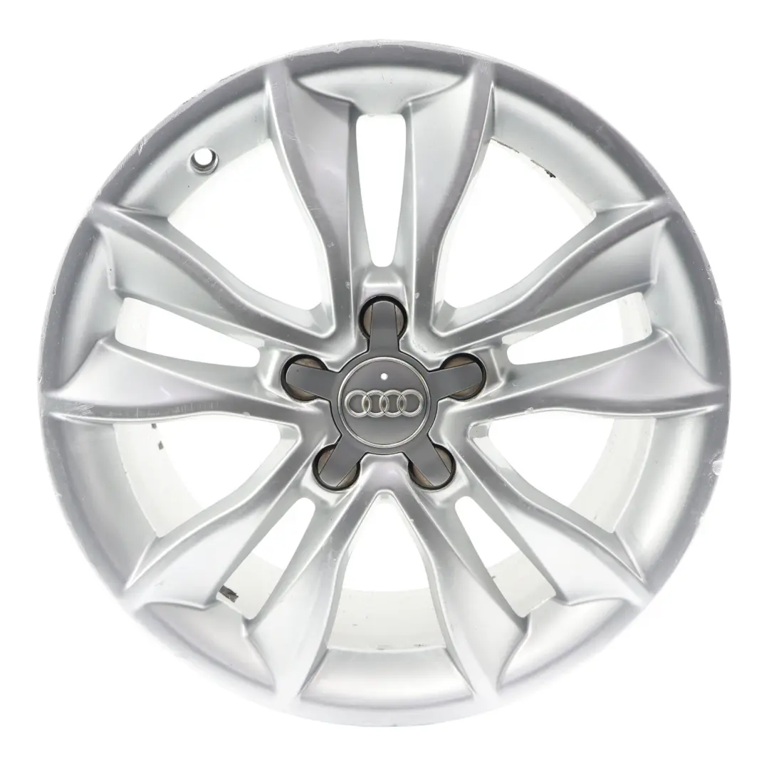 Audi A3 8P Silver Wheel Alloy Rim 17" 7,5J ET:56 Star Double Spoke - SKU 8P0601025CC-3 - Part number 8P0601025CC