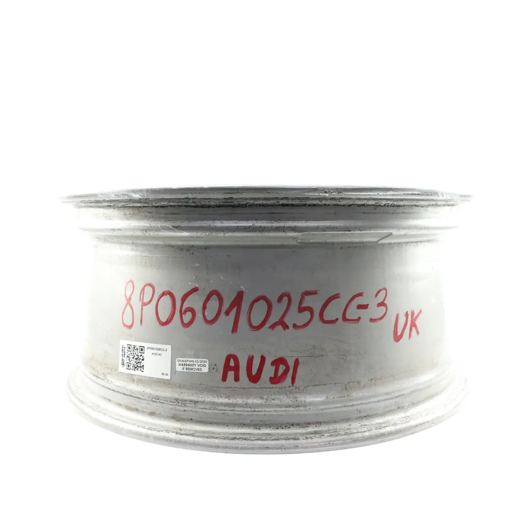 Alloy Rim 17" 7,5J ET:56 Star Double Spoke to Audi A3 8P Silver Wheel with Part number 8P0601025CC Audi A3 8P Silver Wheel Alloy Rim 17" 7,5J ET:56 Star Double Spoke - SKU 8P0601025CC-3 - Part number 8P0601025CC