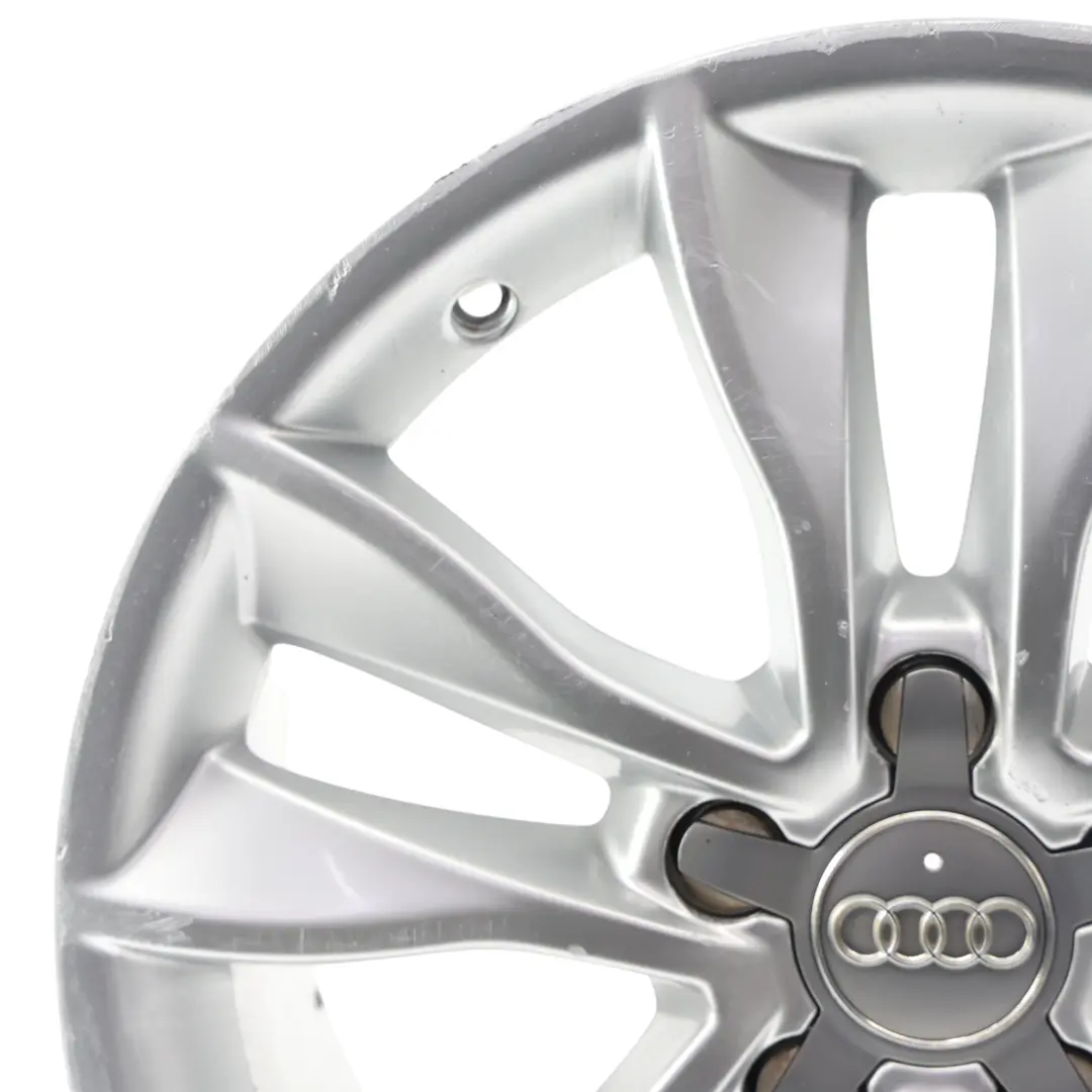 Audi A3 8P Silver Wheel Alloy Rim 17" 7,5J ET:56 Star Double Spoke - SKU 8P0601025CC-3 - Part number 8P0601025CC