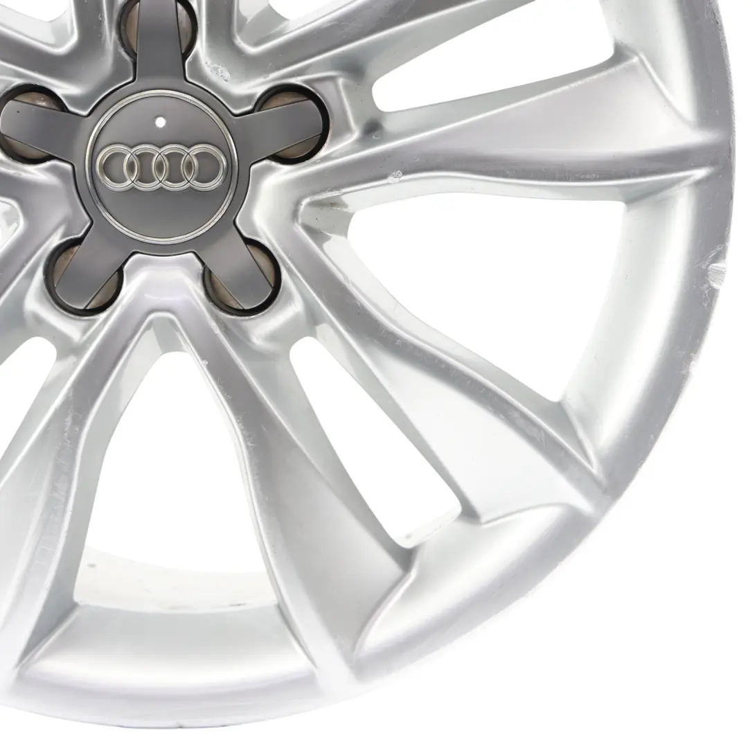Audi A3 8P Silver Wheel Alloy Rim 17" 7,5J ET:56 Star Double Spoke - SKU 8P0601025CC-3 - Part number 8P0601025CC