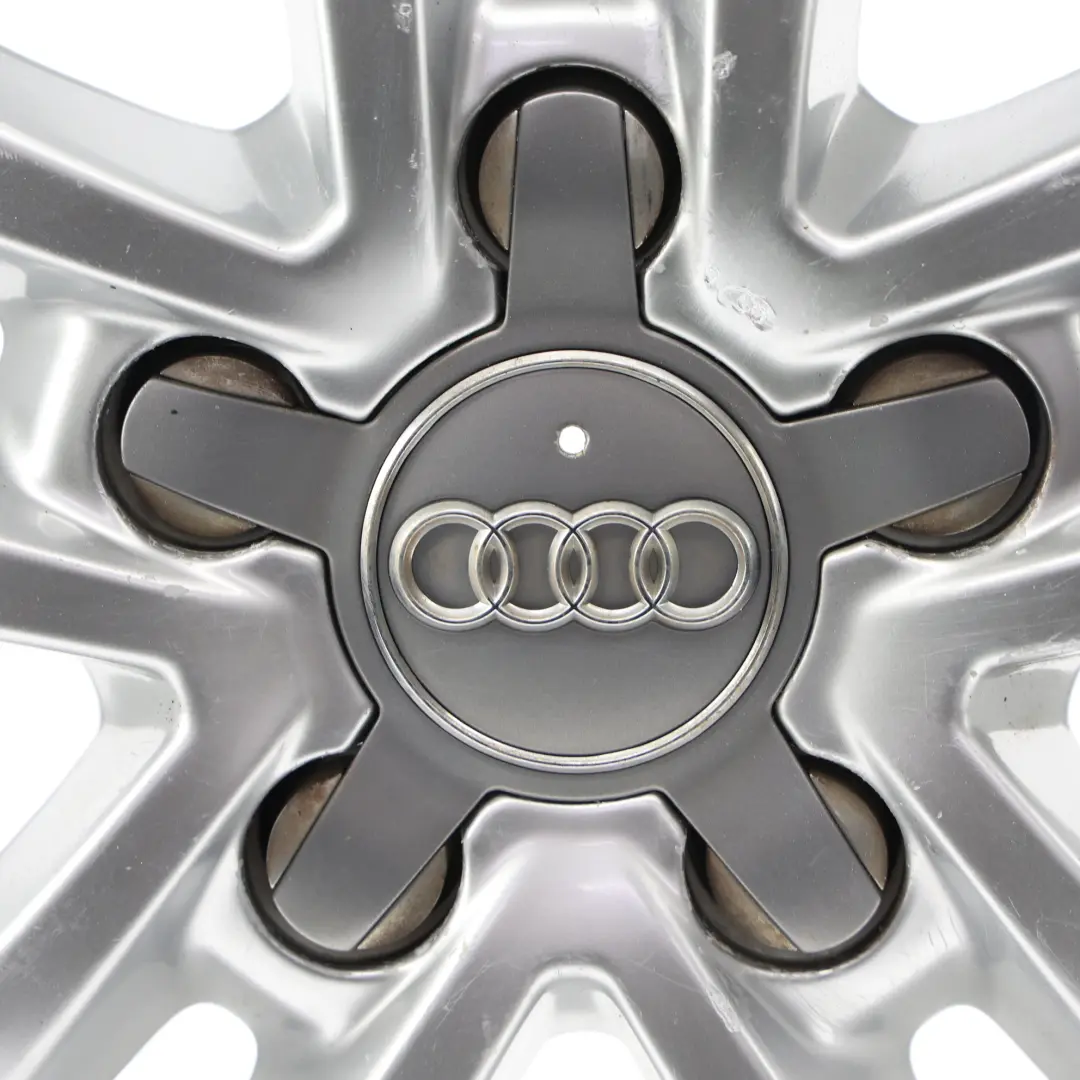 Alloy Rim 17" 7,5J ET:56 Star Double Spoke to Audi A3 8P Silver Wheel with Part number 8P0601025CC Audi A3 8P Silver Wheel Alloy Rim 17" 7,5J ET:56 Star Double Spoke - SKU 8P0601025CC-3 - Part number 8P0601025CC