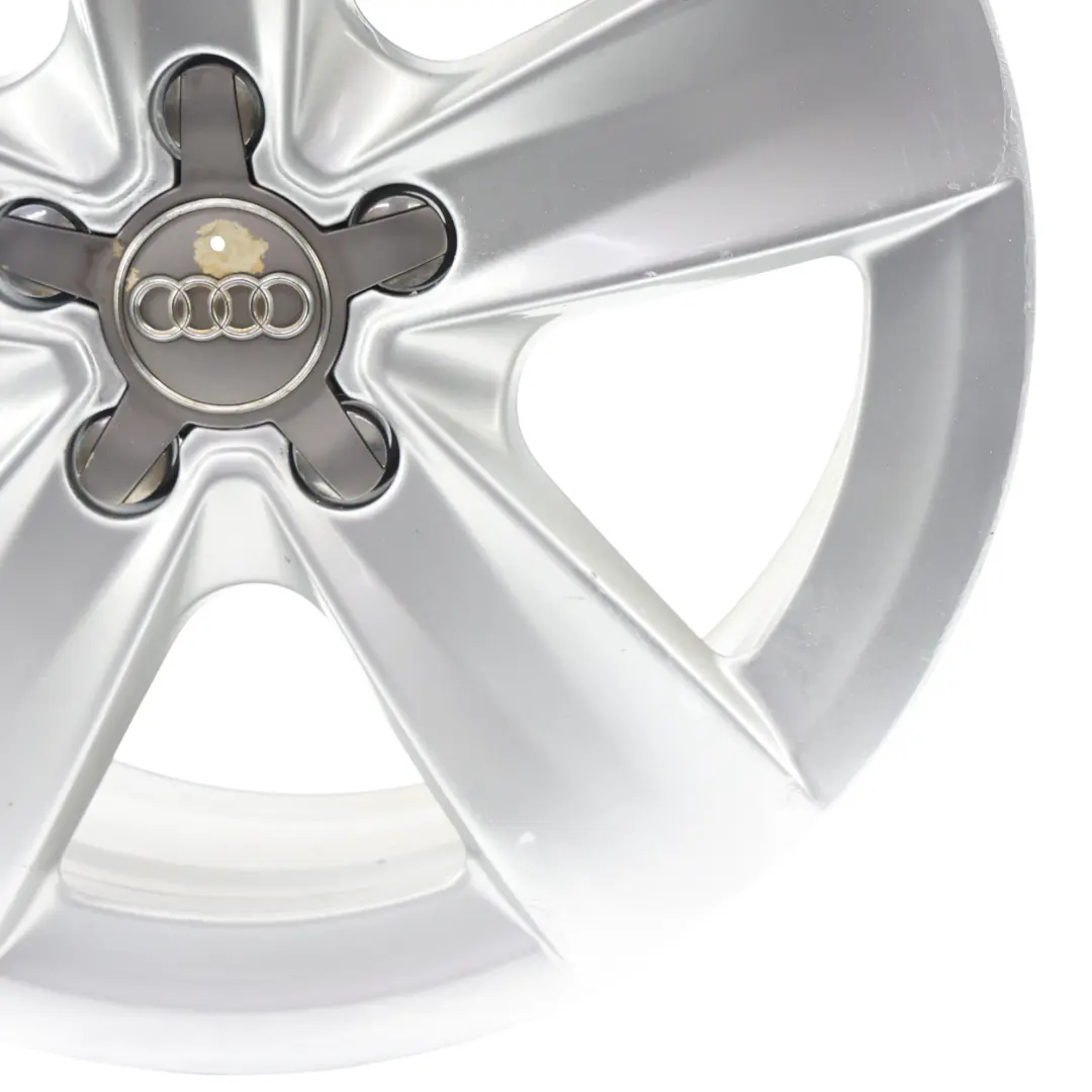 Silber Alu Felge 17" 7,5J ET:56 für Audi A3 8P mit Teilenummer 8P0601025DL Audi A3 8P Silber Alu Felge 17" 7,5J ET:56 - SKU 8P0601025DL-1 - Teilenummer 8P0601025DL