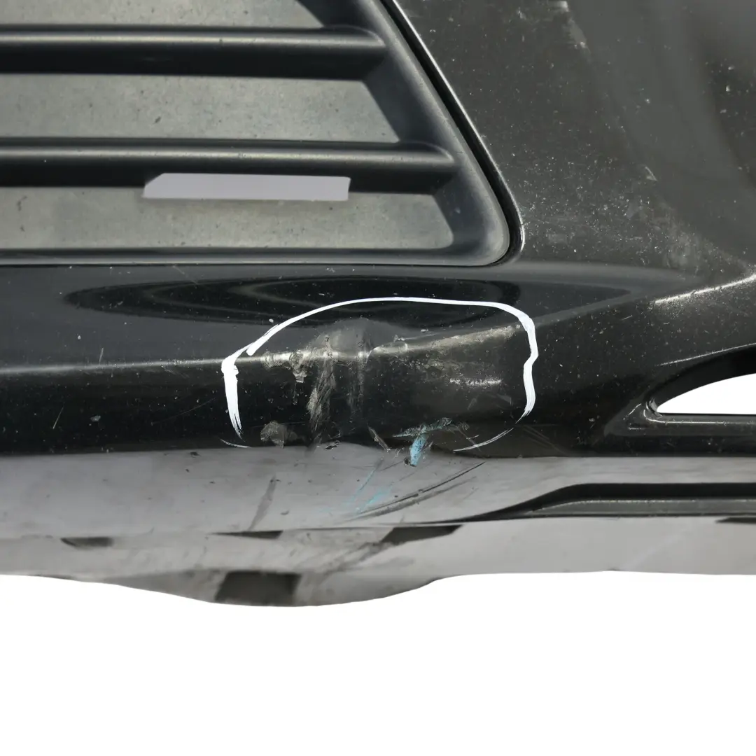 Front Bumper Trim Panel Cover Brilliant Black Metallic - Y9B to Audi A3 8P with Part number 8P0807105F Audi A3 8P Front Bumper Trim Panel Cover Brilliant Black Metallic - Y9B - SKU 8P0807105F-BBL - Part number 8P0807105F