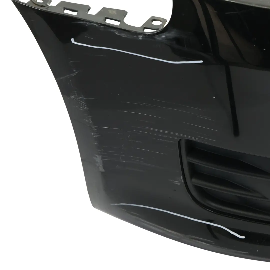 Front Bumper Trim Panel Cover Brilliant Black Metallic - Y9B to Audi A3 8P with Part number 8P0807105F Audi A3 8P Front Bumper Trim Panel Cover Brilliant Black Metallic - Y9B - SKU 8P0807105F-BBL - Part number 8P0807105F
