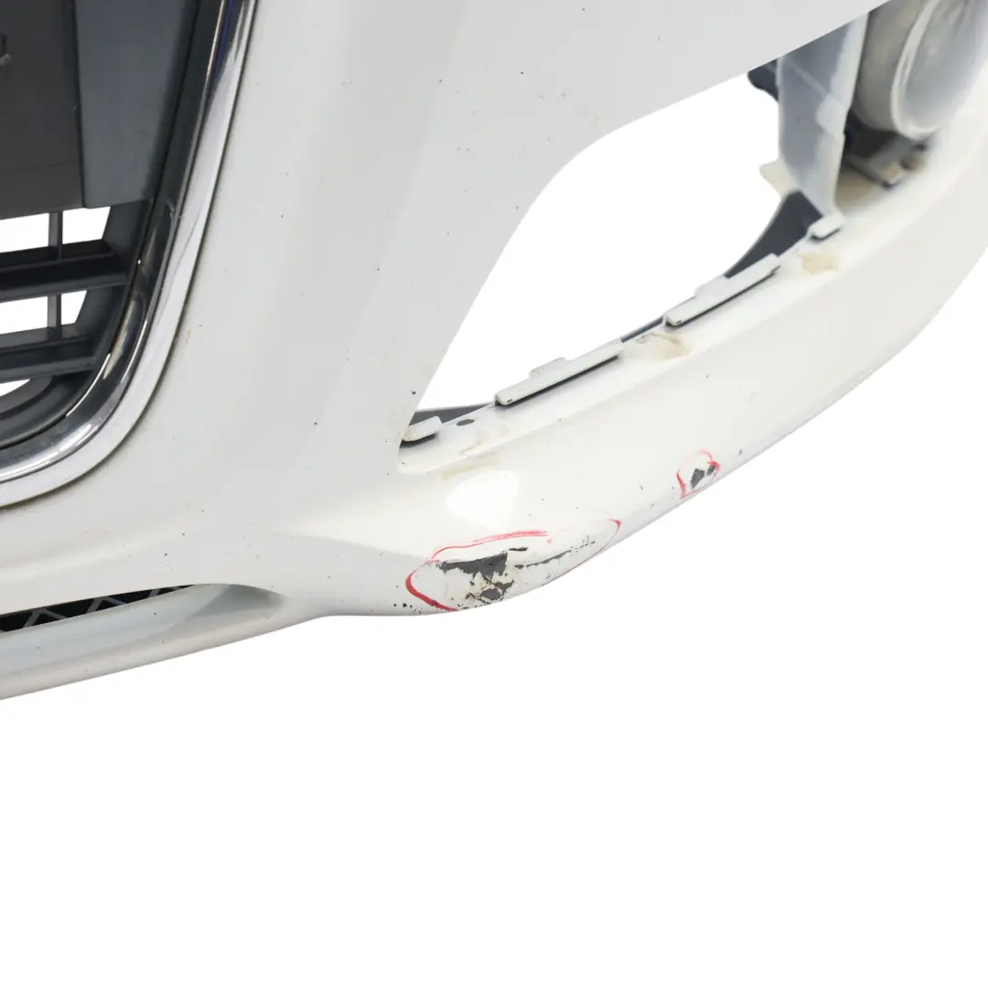 Audi A3 8P Front Bumper Trim Panel Cover Ibis White - Y9C - SKU 8P0807105F-IWH - Part number 8P0807105F
