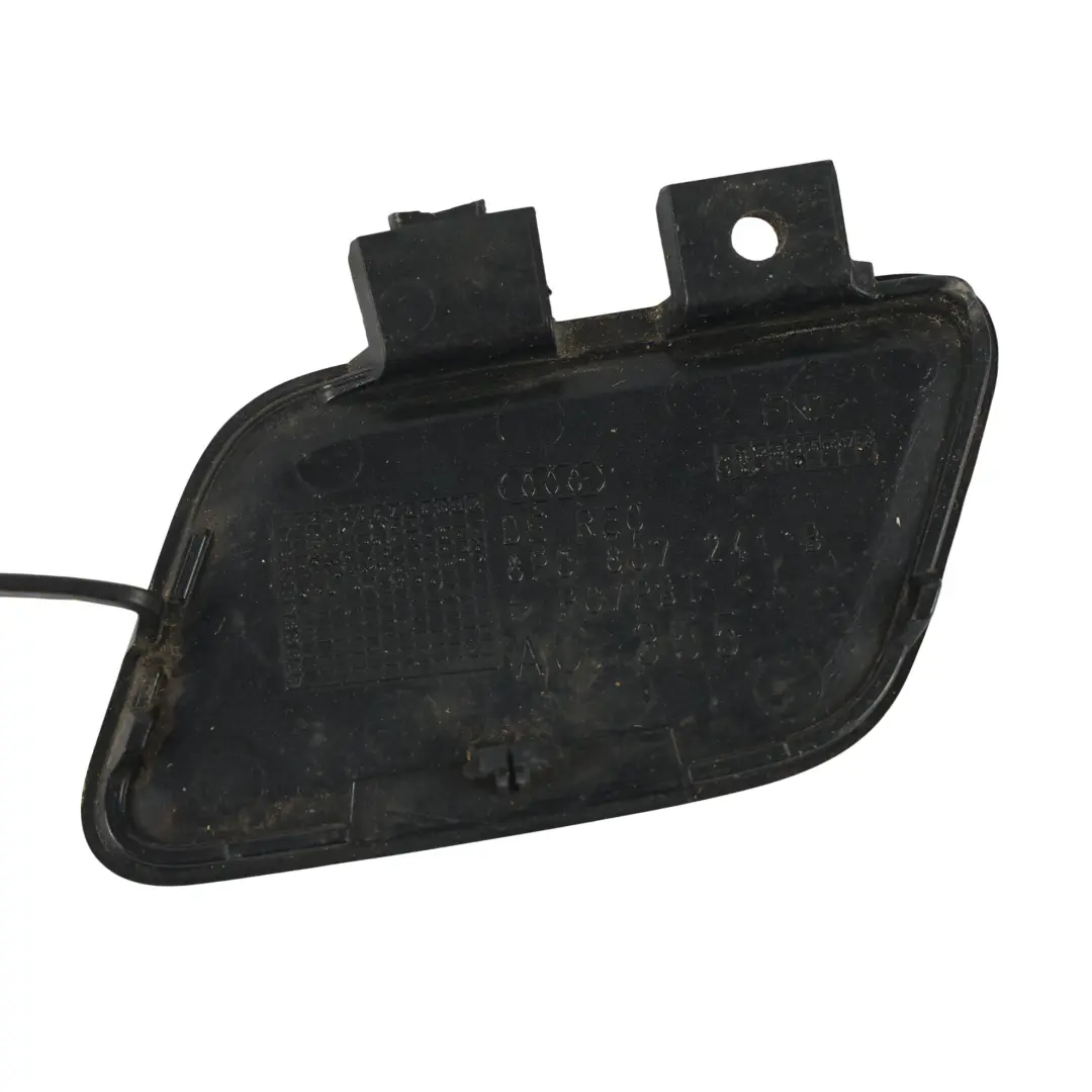 Audi A3 8P Tapa Gancho Remolque Delantero Gris Meteoro Z7H - SKU 8P0807241B-MGR - Número de pieza 8P0807241B