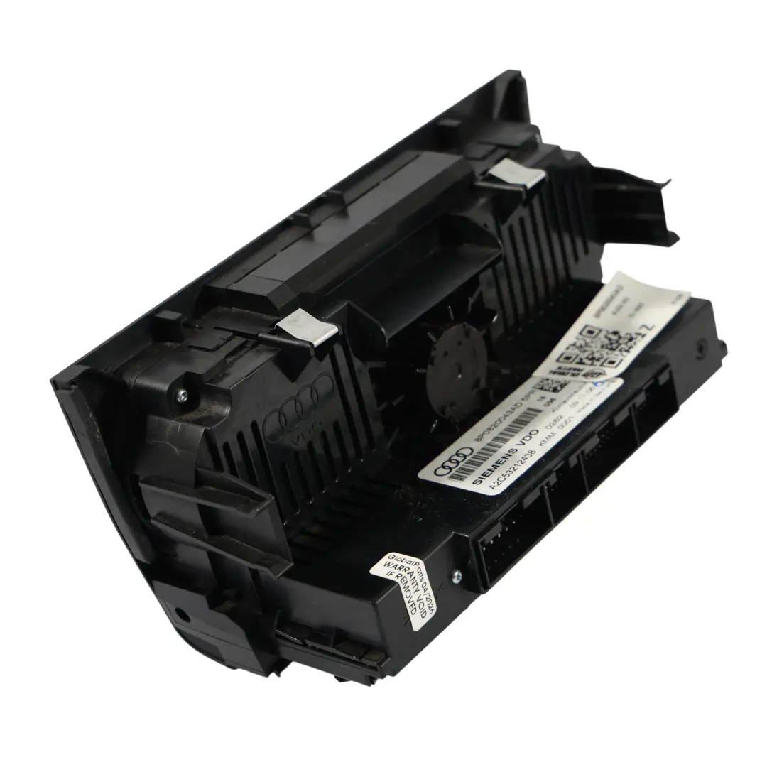 Module Commande Climatisation Chauffage pour Audi A3 8P à propos du numéro de pièce 8P0820043AD Audi A3 8P Module Commande Climatisation Chauffage - SKU 8P0820043AD - Numéro de pièce 8P0820043AD