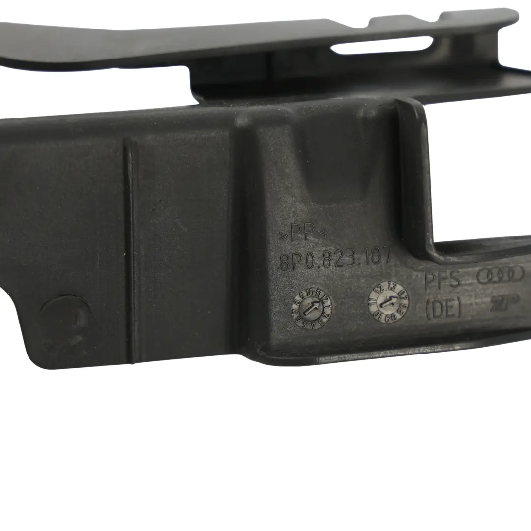 Front Bonnet Lock Latch Cover Surround Upper to Audi A3 8P with Part number 8P0823187 Audi A3 8P Front Bonnet Lock Latch Cover Surround Upper - SKU 8P0823187 - Part number 8P0823187