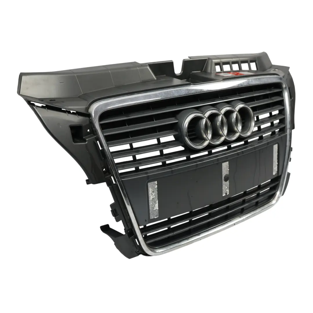 Rejilla Central Superior Delantera Cubre Radiador Panel para Audi A3 8P con número de pieza 8P0853651M Audi A3 8P Rejilla Central Superior Delantera Cubre Radiador Panel - SKU 8P0853651M-1 - Número de pieza 8P0853651M
