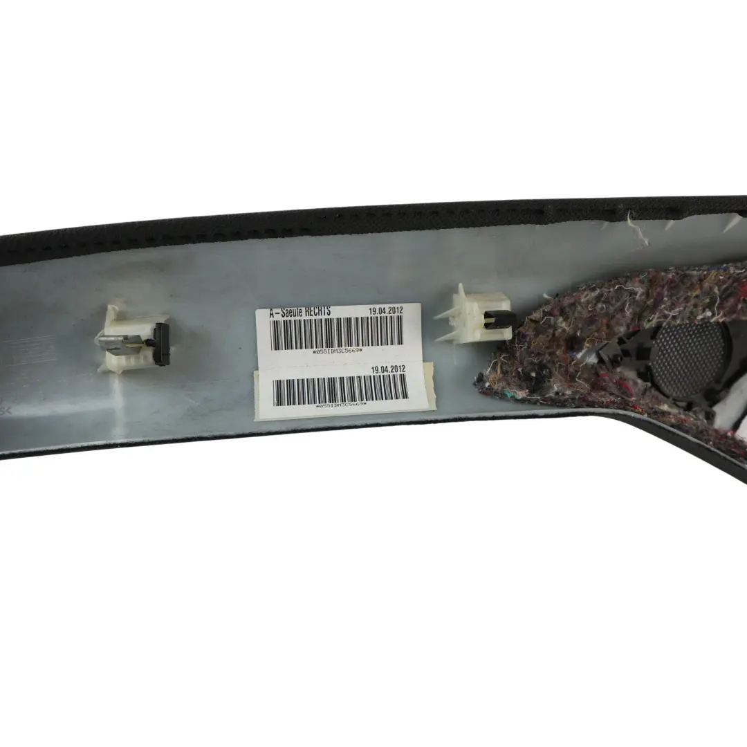 Audi A3 8P Garniture Montant A Panneau Bande Noir Droit - SKU 8P0867234C-1 - Numéro de pièce 8P0867234C