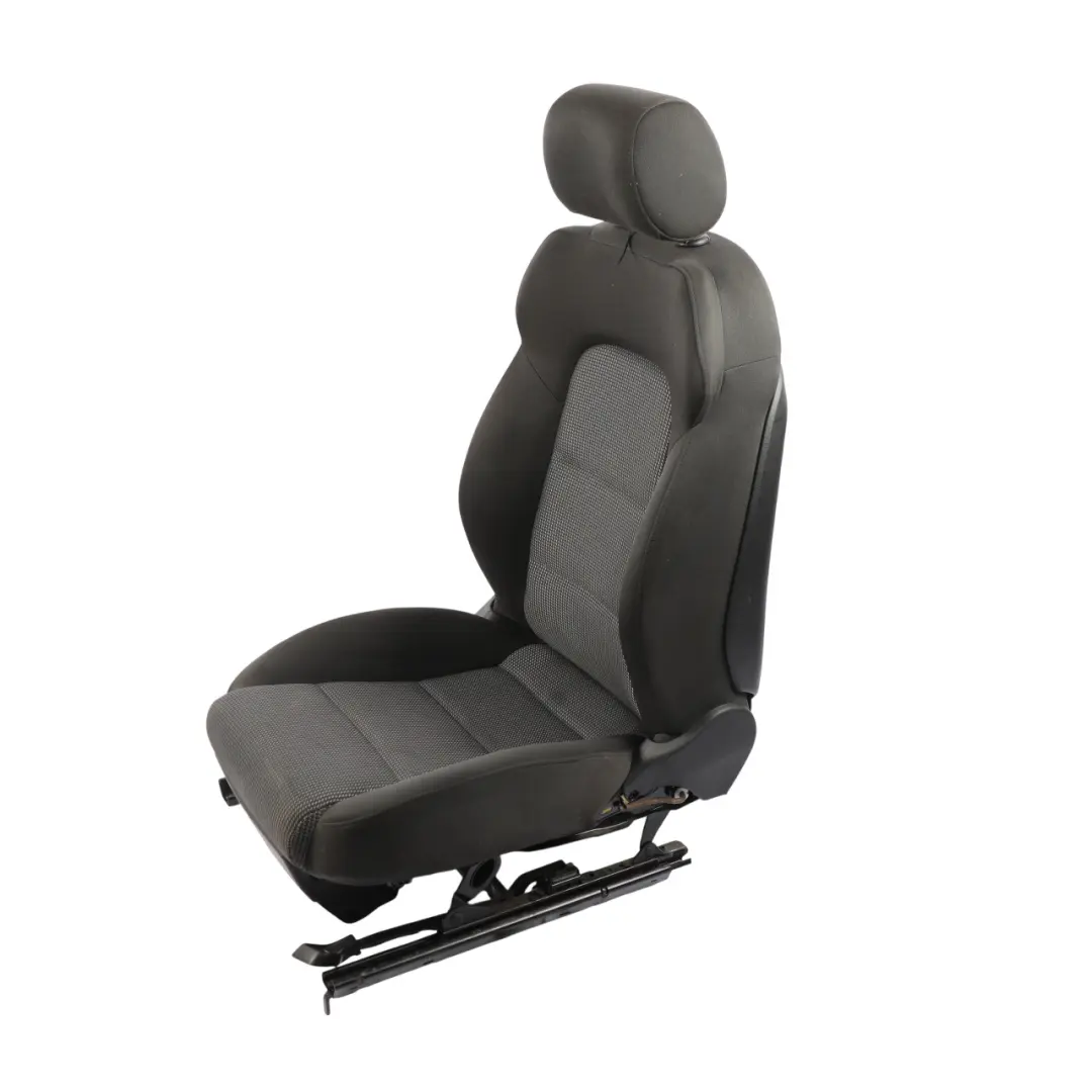Audi A3 8P Sedile Anteriore Destro Interno Tessuto Tessuto Nero Argento - SKU 8P0881806CJ-1 - Numero di parte 8P0881806CJ-1