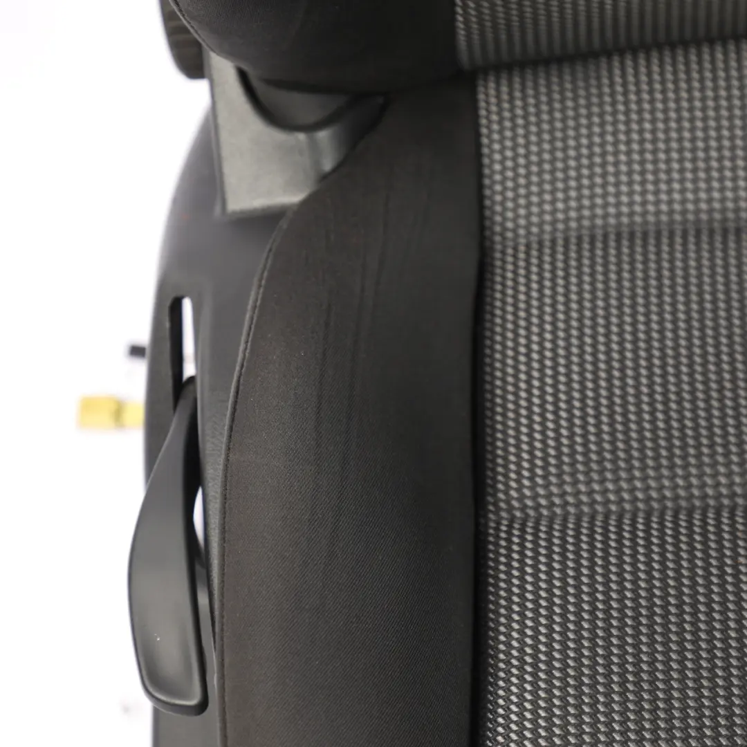 Audi A3 8P Front Seat Right O/S Interior Seat Cloth Fabric Black Silver - SKU 8P0881806CJ-1 - Part number 8P0881806CJ-1