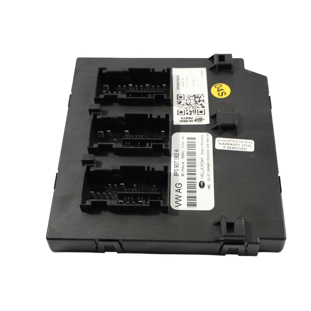 Unidad de control de la carrocería Módulo de confort para Audi A3 8P BCM con número de pieza 8P0907063A Audi A3 8P BCM Unidad de control de la carrocería Módulo de confort - SKU 8P0907063A - Número de pieza 8P0907063A