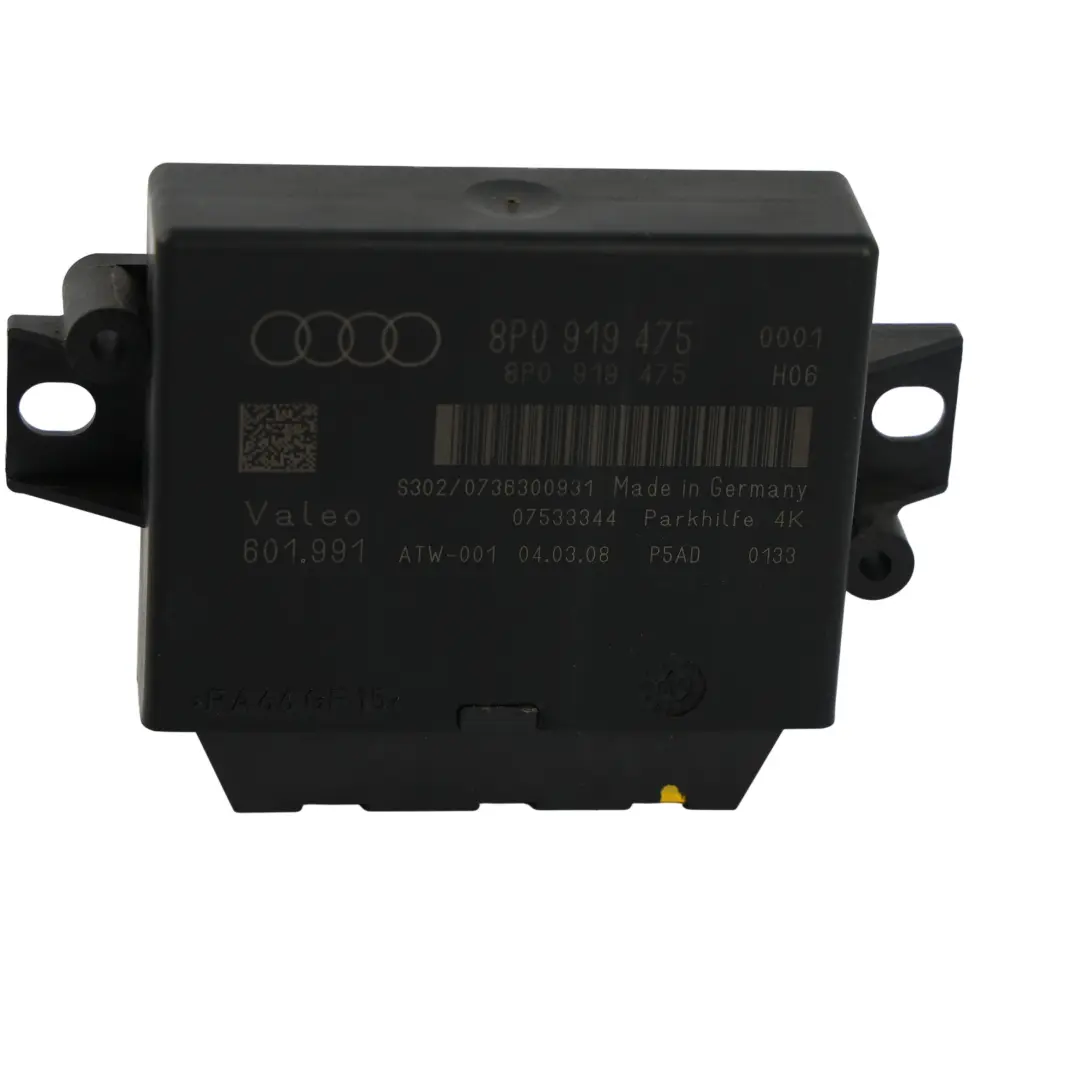 Module ECU Capteur Aide Stationnement PDC pour Audi A3 8P à propos du numéro de pièce 8P0919475 Audi A3 8P Module ECU Capteur Aide Stationnement PDC - SKU 8P0919475 - Numéro de pièce 8P0919475
