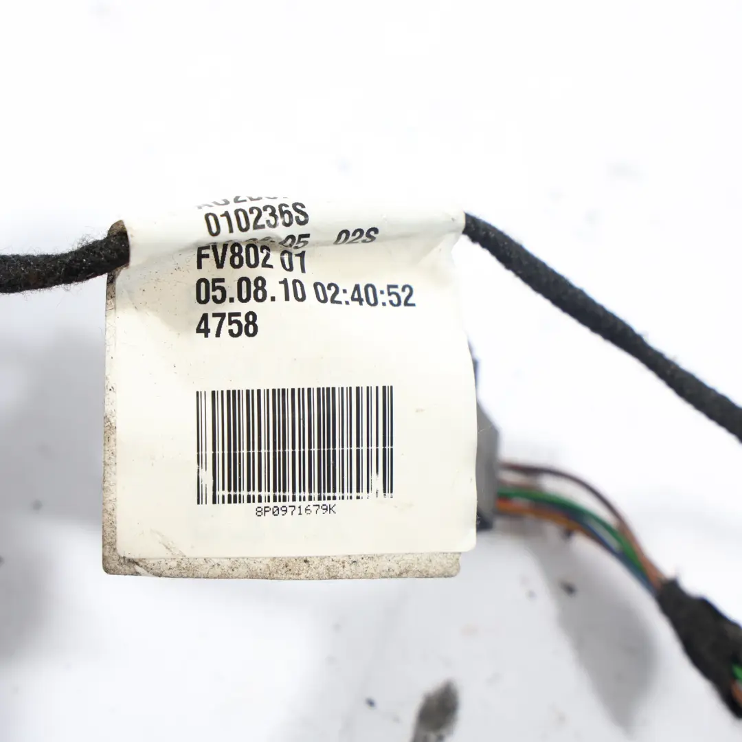 Audi A3 S3 8P Wiązka Kabli Schowka Deski Rozdzielczej - SKU 8P0971679K - Numer Części 8P0971679K