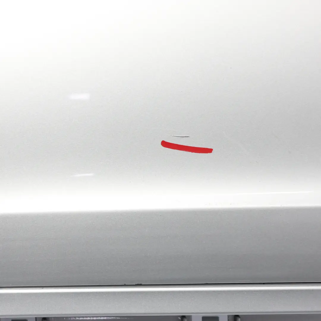 Audi A3 8P Rear Bumper Trim Panel Covering Ice Silver Metallic - X7W - SKU 8P3807303B-ICS - Part number 8P3807303B