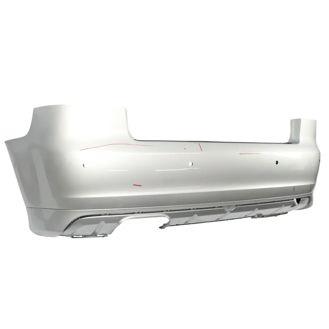 Audi A3 8P Zderzaka Tylny Srebrny Ice Silver Metallic - X7W - SKU 8P3807303B-ICS - Numer Części 8P3807303B