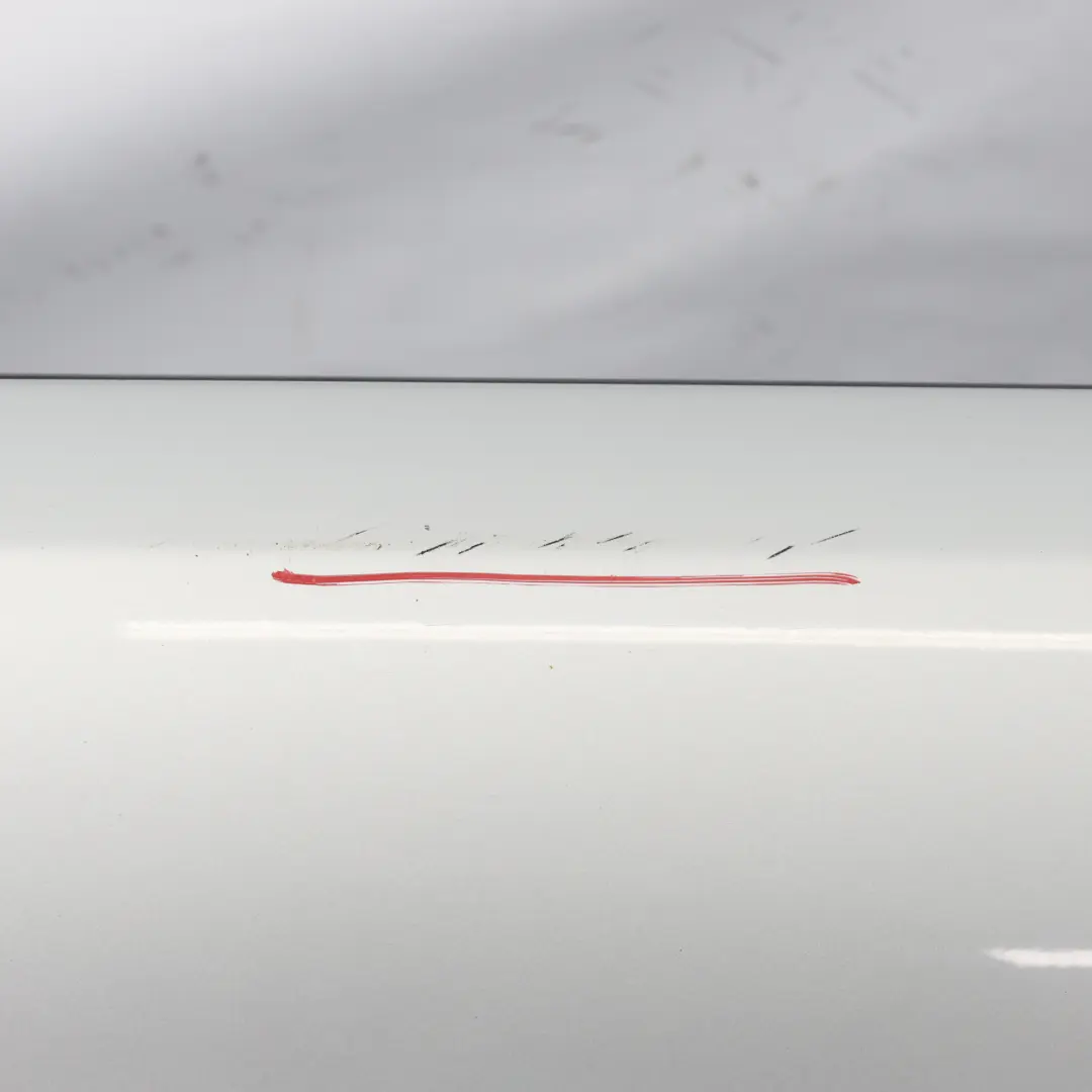 Bumper Trim Panel Covering Ice Silver Metallic - X7W to Audi A3 8P Rear with Part number 8P3807303B Audi A3 8P Rear Bumper Trim Panel Covering Ice Silver Metallic - X7W - SKU 8P3807303B-ICS - Part number 8P3807303B