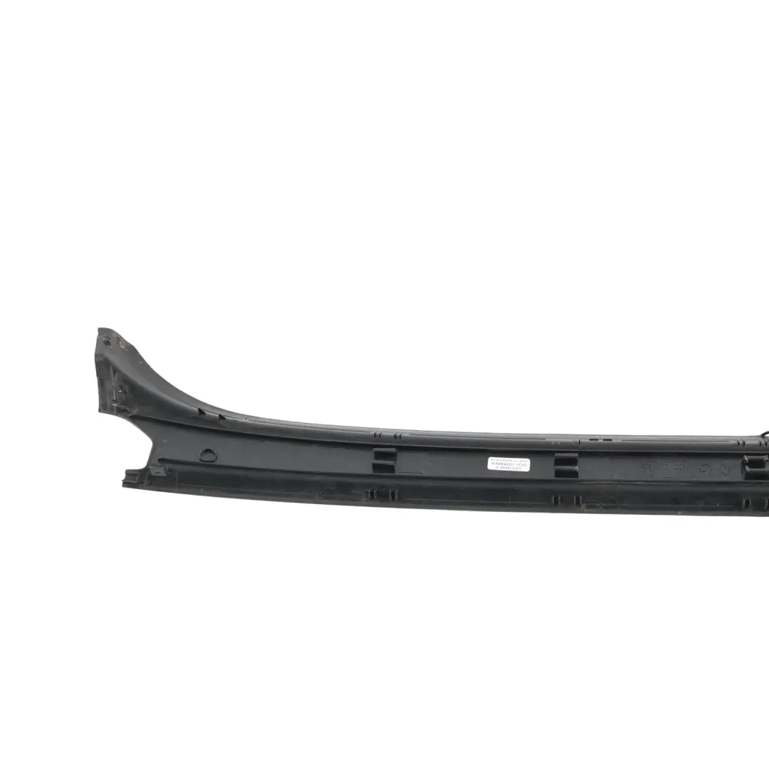 Audi A3 S3 8P Tailgate Rear Boot Hinge Cover Trim Upper Satin Black - SKU 8P3827229A - Part number 8P3827229A