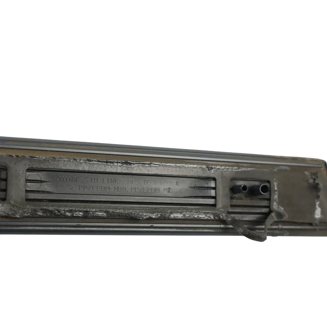 Moulure Garniture Panneau Arrière Porte Gauche pour Audi A3 8P à propos du numéro de pièce 8P3853699C Audi A3 8P Moulure Garniture Panneau Arrière Porte Gauche - SKU 8P3853699C - Numéro de pièce 8P3853699C