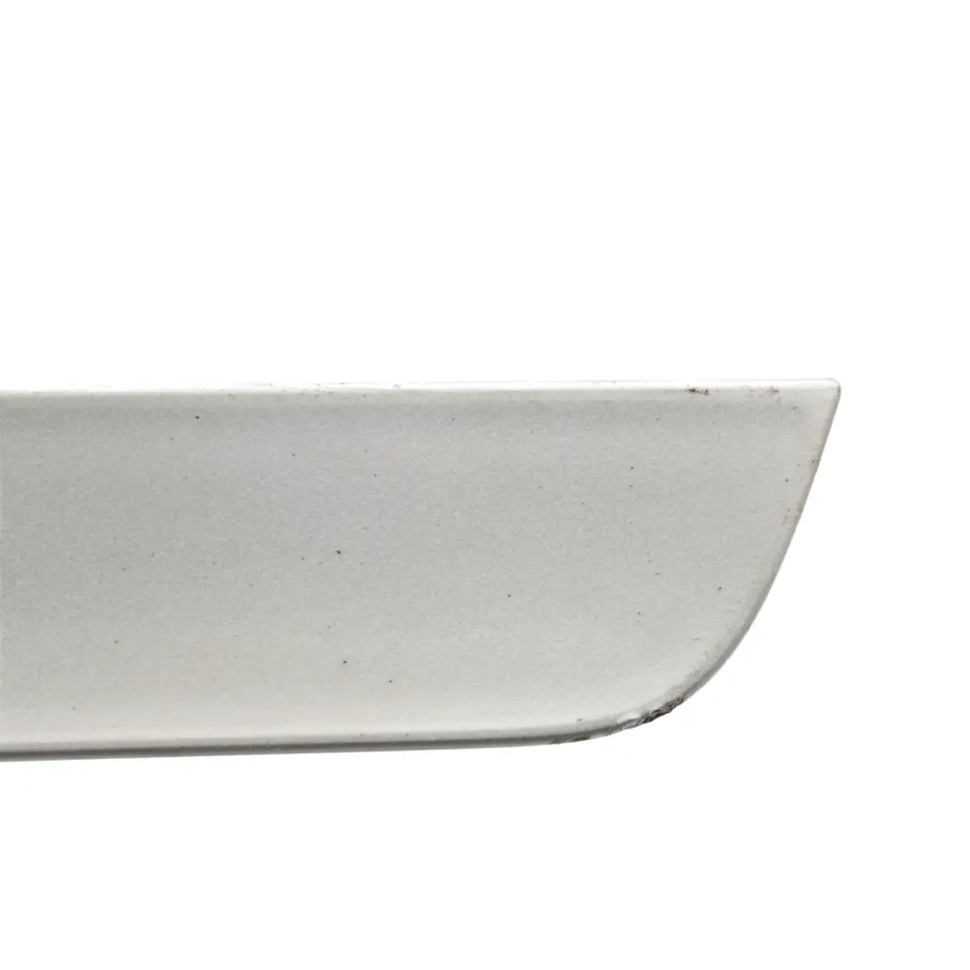 Audi A3 S3 8P 3D Moldura Deflector Puerta Izquierda Plata Hielo X7W - SKU 8P3853959K-ICS - Número de pieza 8P3853959K
