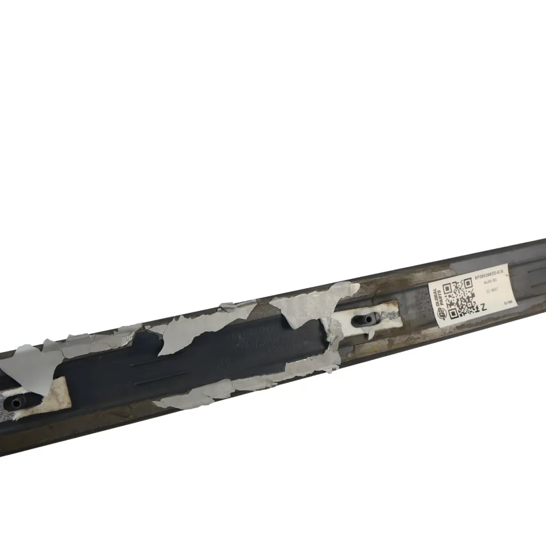 Quarter Panel Strip Moulding Left N/S Ice Silver - X7W to Audi A3 8P 3D Rear with Part number 8P3853983D Audi A3 8P 3D Rear Quarter Panel Strip Moulding Left N/S Ice Silver - X7W - SKU 8P3853983D-ICS - Part number 8P3853983D