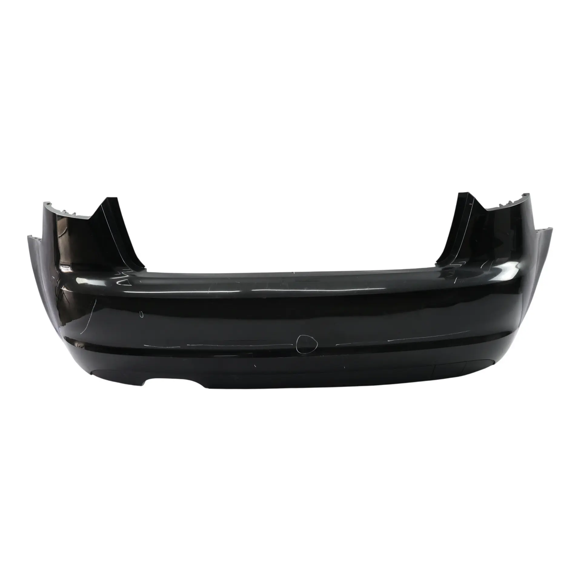Audi A3 8P Sportback Rear Bumper Trim Panel Brilliant Black Metallic - Y9B