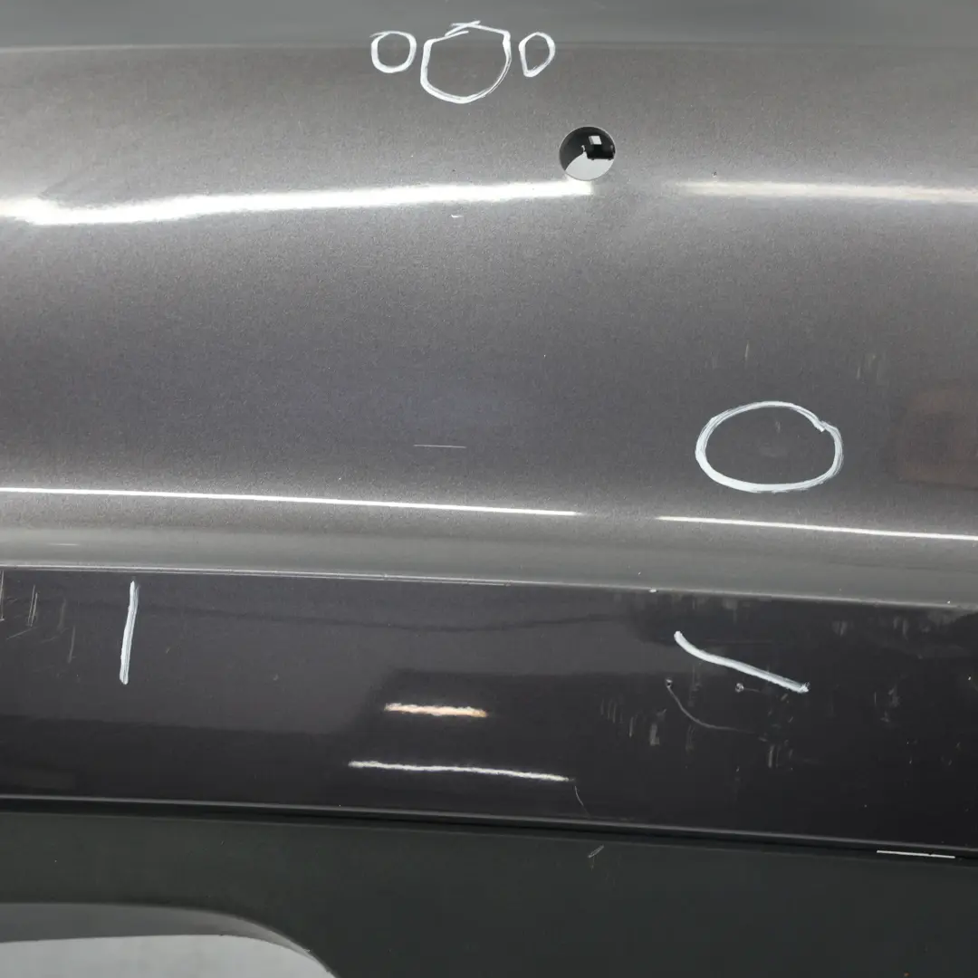 Bumper Trim Panel Covering Amethyst Grey Metallic - Z4X to Audi A3 8P Cabrio Rear with Part number 8P7807303A Audi A3 8P Cabrio Rear Bumper Trim Panel Covering Amethyst Grey Metallic - Z4X - SKU 8P7807303A-AGM - Part number 8P7807303A