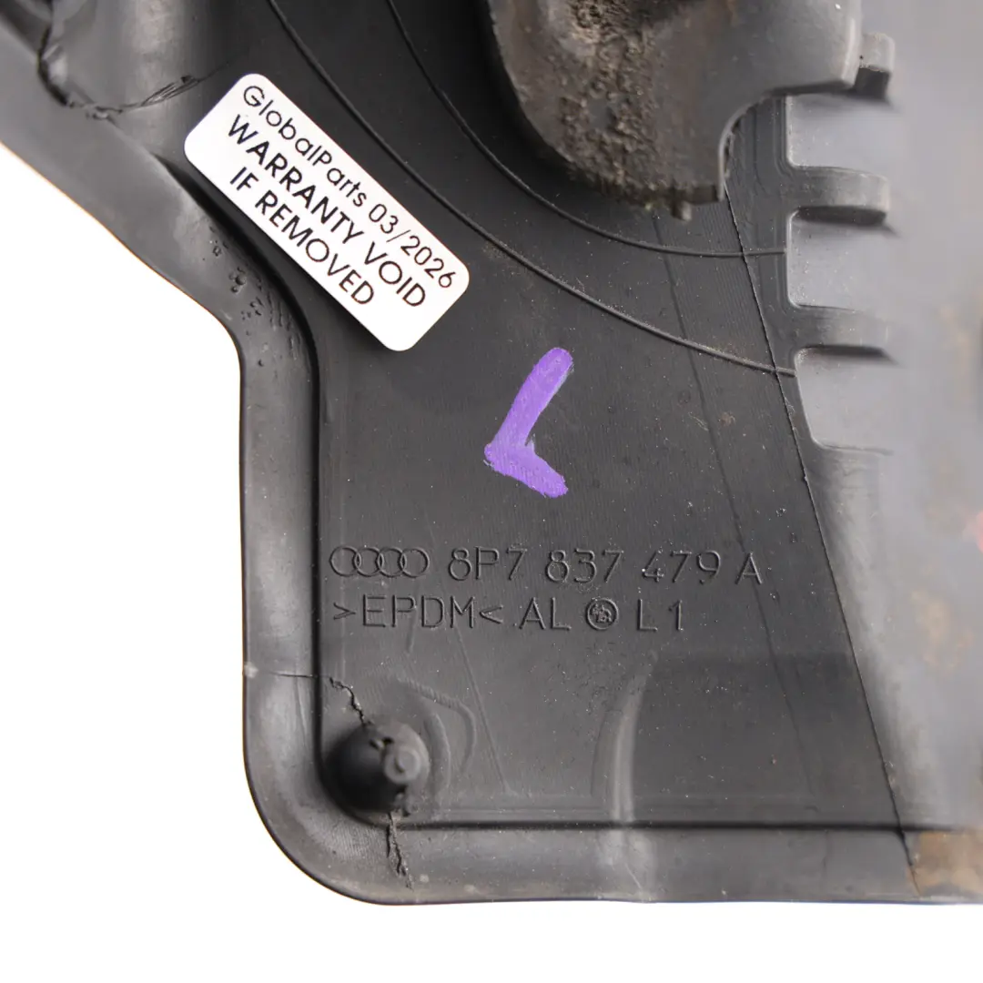 Door Window Aperture Seal Strip Gasket Left N/S to Audi A3 8P Cabriolet with Part number 8P7837479A Audi A3 8P Cabriolet Door Window Aperture Seal Strip Gasket Left N/S - SKU 8P7837479A - Part number 8P7837479A