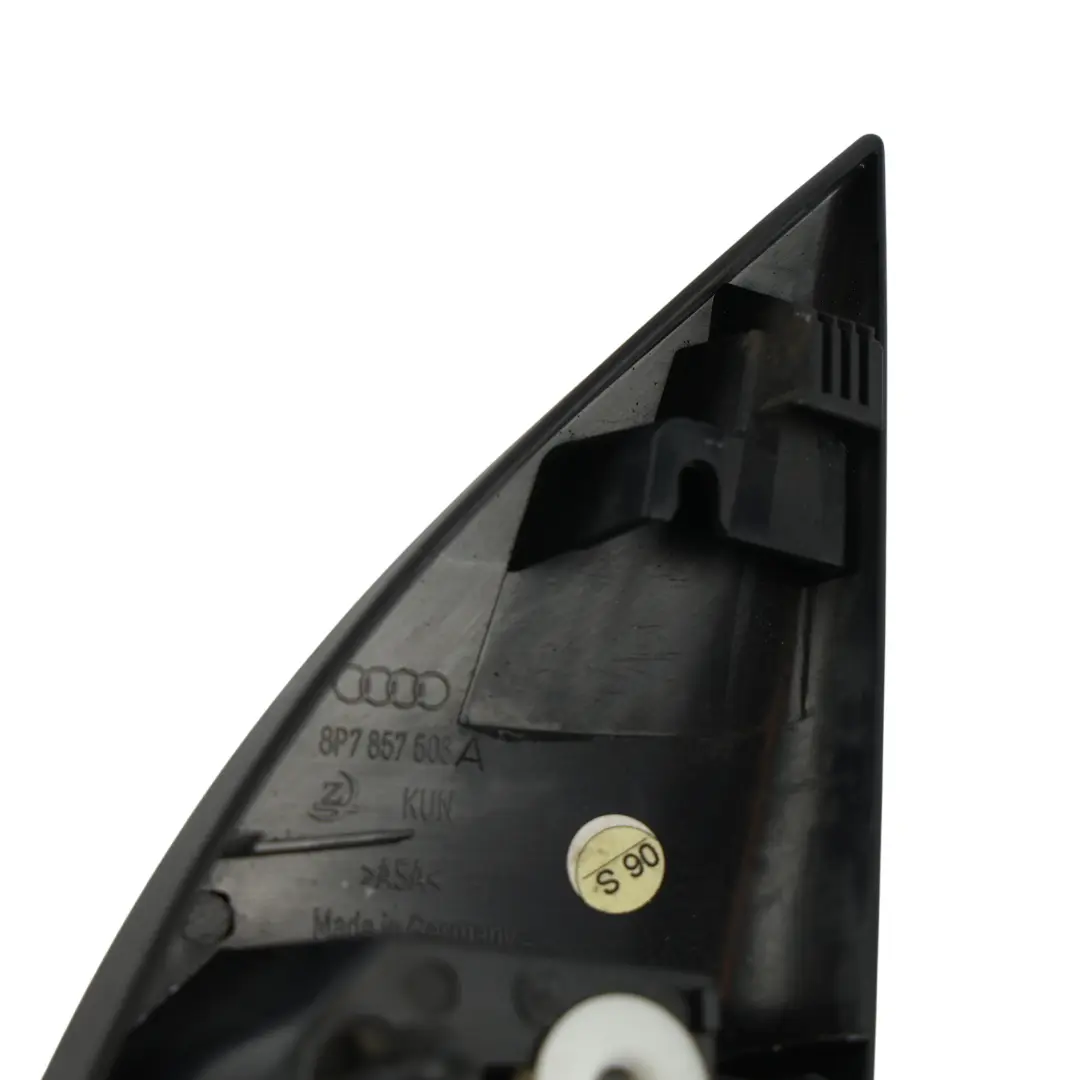 Audi A3 8P Cabrio Copertura Specchietto Anteriore Nero Sinistro - SKU 8P7857503A - Numero di parte 8P7857503A